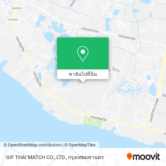 GIF THAI MATCH CO., LTD. แผนที่