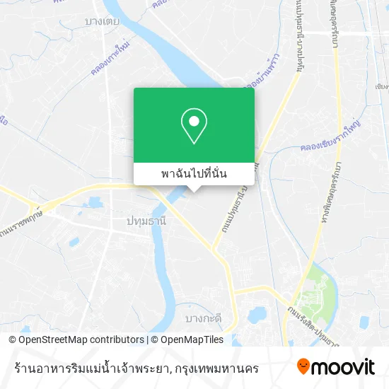 ร้านอาหารริมแม่น้ำเจ้าพระยา แผนที่