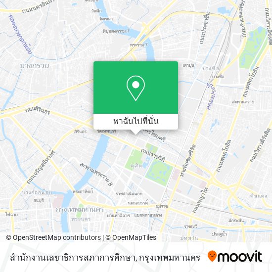 สำนักงานเลขาธิการสภาการศึกษา แผนที่