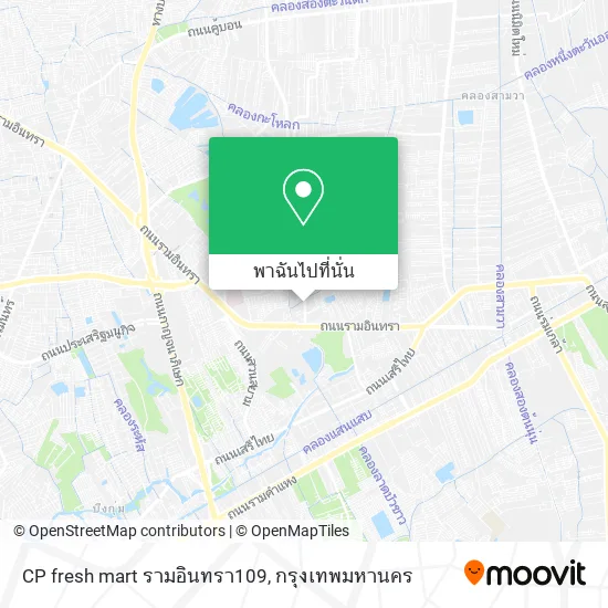 CP fresh mart รามอินทรา109 แผนที่