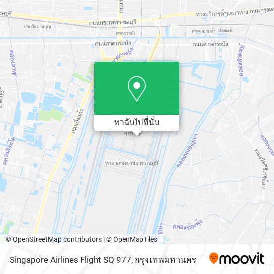 Singapore Airlines Flight SQ 977 แผนที่