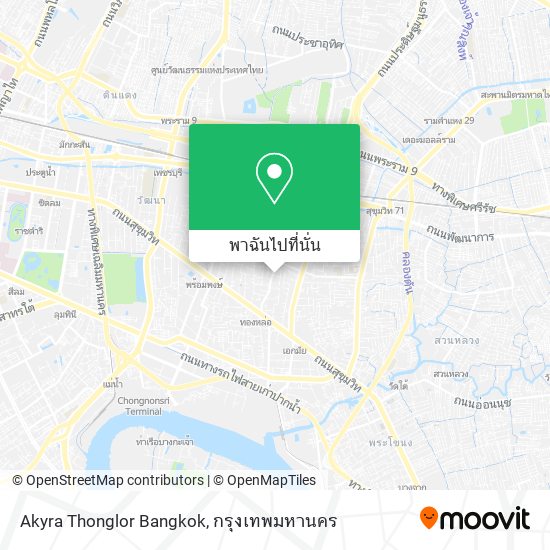 Akyra Thonglor Bangkok แผนที่