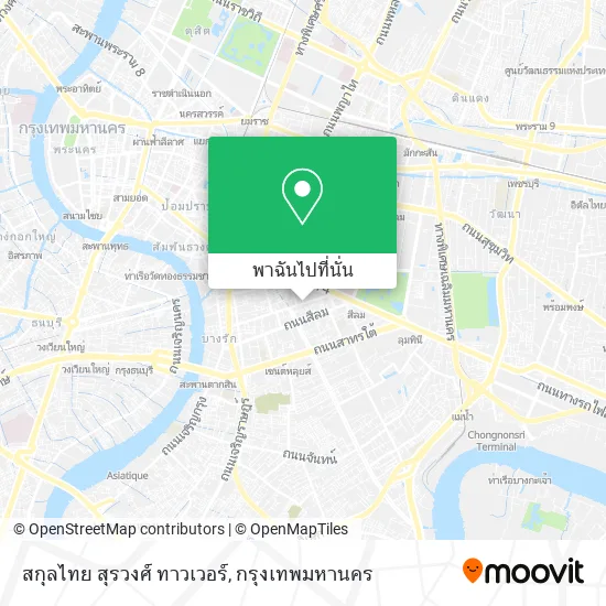 สกุลไทย สุรวงศ์ ทาวเวอร์ แผนที่