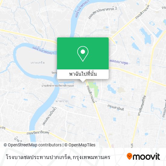 โรงบาลชลประทานปากเกร็ด แผนที่