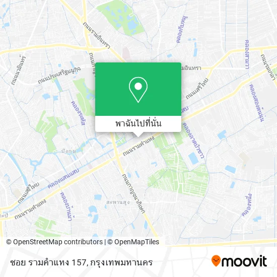 ซอย รามคำแหง 157 แผนที่