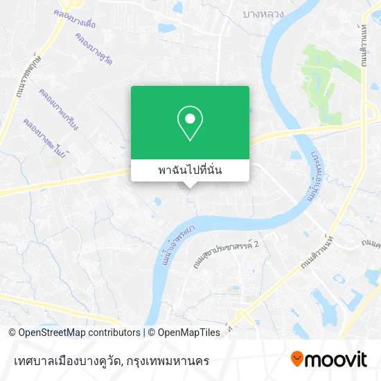 เทศบาลเมืองบางคูวัด แผนที่