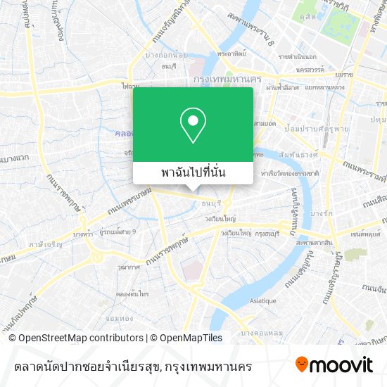 ตลาดนัดปากซอยจำเนียรสุข แผนที่