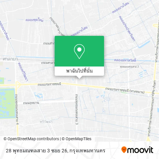 28 พุทธมณฑลสาย 3 ซอย 26 แผนที่