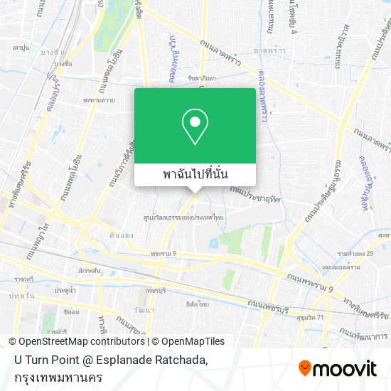 U Turn Point @ Esplanade Ratchada แผนที่