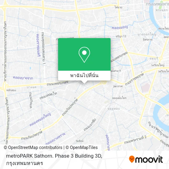 metroPARK Sathorn. Phase 3 Building 3D แผนที่