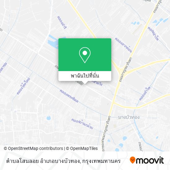 ตำบลโสนลอย อำเภอบางบัวทอง แผนที่