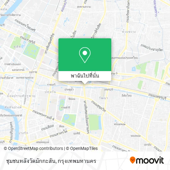ชุมชนหลังวัดมักกะสัน แผนที่