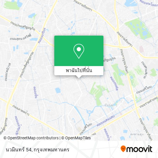 นวมินทร์ 54 แผนที่