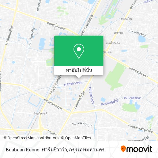 Buabaan Kennel ฟาร์มชิวาว่า แผนที่