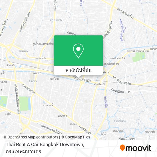 Thai Rent A Car Bangkok Downtown แผนที่