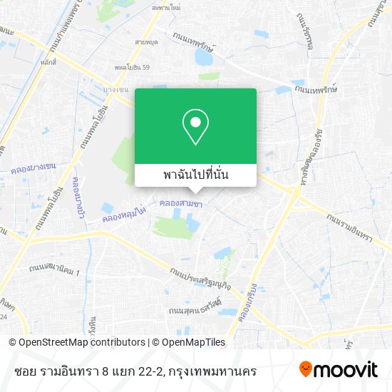 ซอย รามอินทรา 8 แยก 22-2 แผนที่