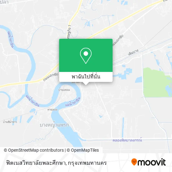 ฟิตเนสวิทยาลัยพละศึกษา แผนที่