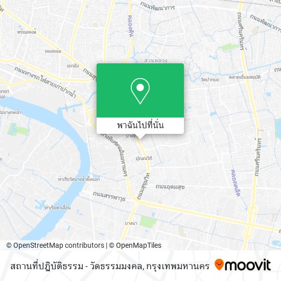 สถานที่ปฏิบัติธรรม - วัดธรรมมงคล แผนที่