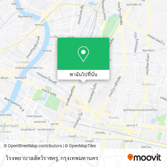 โรงพยาบาลสัตว์ราชครู แผนที่