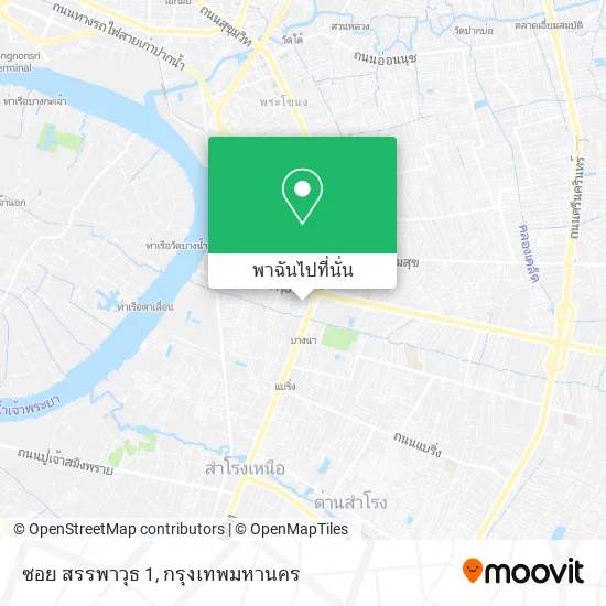 ซอย สรรพาวุธ 1 แผนที่