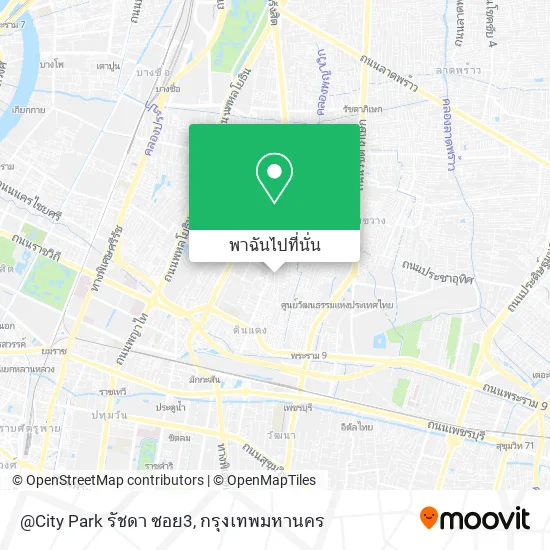 @City Park รัชดา ซอย3 แผนที่