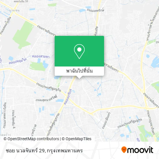 ซอย นวลจันทร์ 29 แผนที่