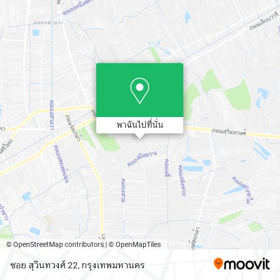 ซอย สุวินทวงศ์ 22 แผนที่