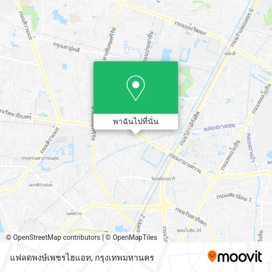 แฟลตพงษ์เพชรไฮแอท แผนที่