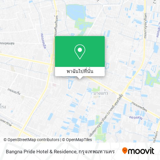 Bangna Pride Hotel & Residence แผนที่