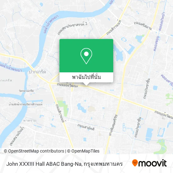 John XXXIII Hall ABAC Bang-Na แผนที่