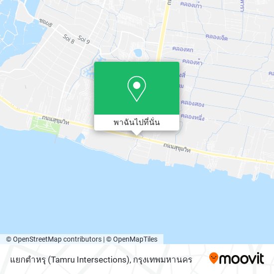 แยกตำหรุ (Tamru Intersections) แผนที่