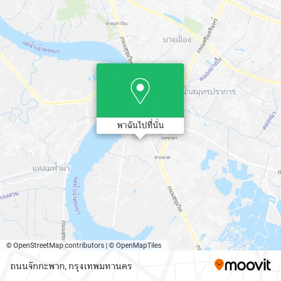 ถนนจักกะพาก แผนที่