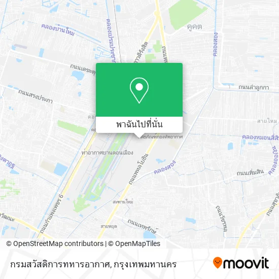 กรมสวัสดิการทหารอากาศ แผนที่
