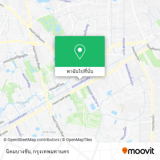 นิคมบางชัน แผนที่