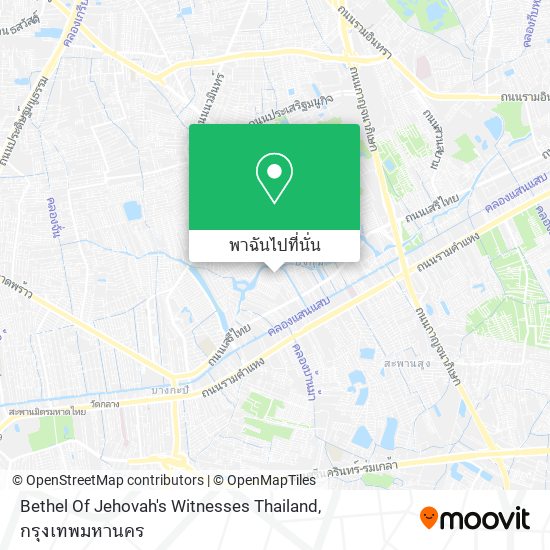 Bethel Of Jehovah's Witnesses Thailand แผนที่