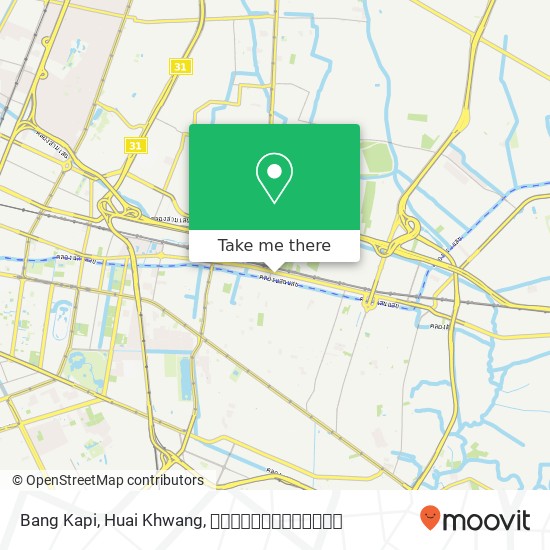 Bang Kapi, Huai Khwang แผนที่