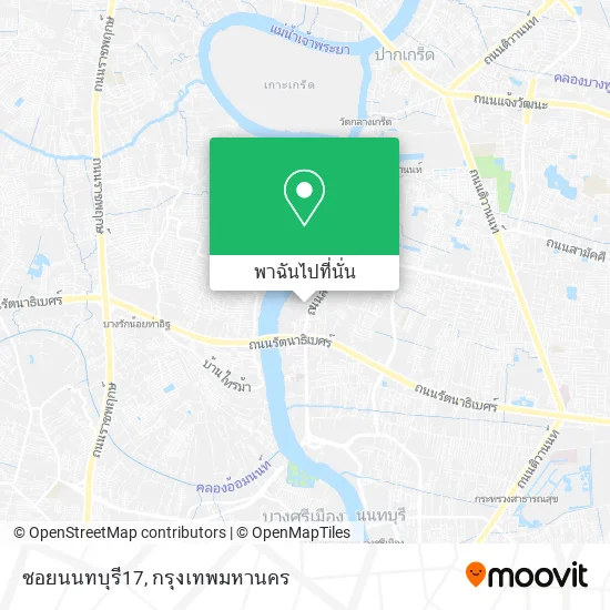 ซอยนนทบุรี17 แผนที่