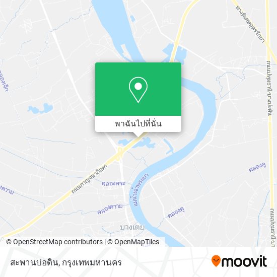 สะพานบ่อดิน แผนที่