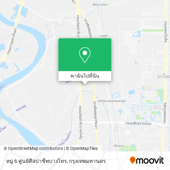 หมู่ 6 ศูนย์ศิลปาชีพบางไทร แผนที่