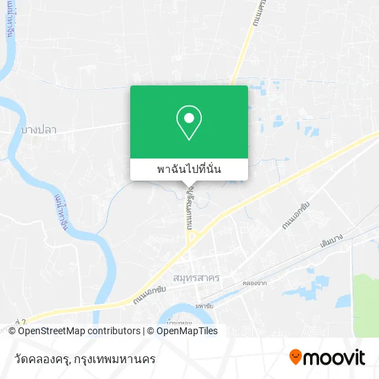 วัดคลองครุ แผนที่