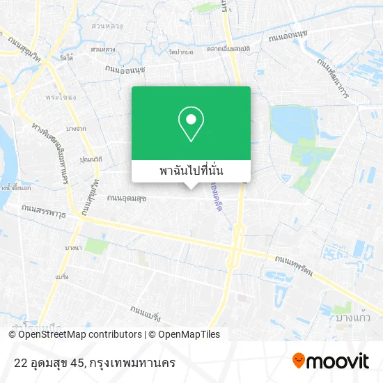 22 อุดมสุข 45 แผนที่
