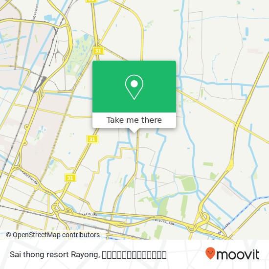 Sai thong resort Rayong แผนที่