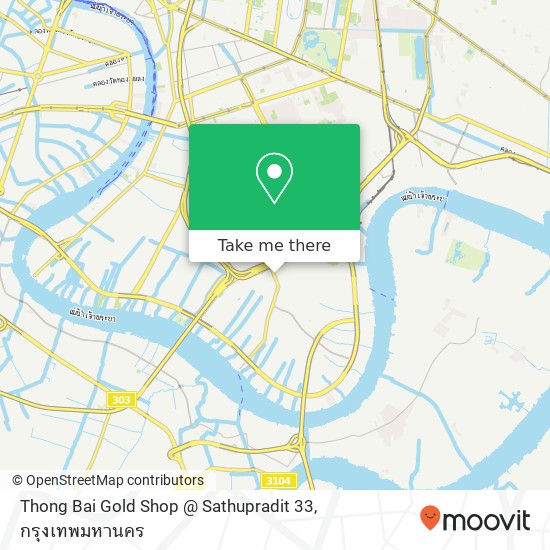 Thong Bai Gold Shop @ Sathupradit 33 แผนที่