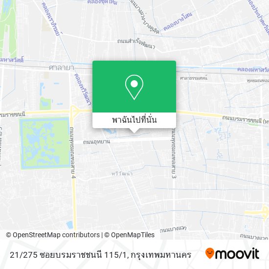 21/275 ซอยบรมราชชนนี 115/1 แผนที่