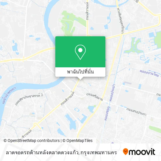 ลาดจอดรถด้านหลังตลาดดวงแก้ว แผนที่