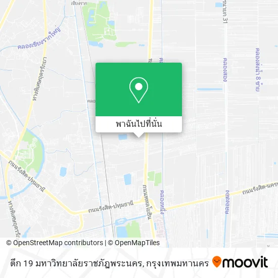 ตึก 19 มหาวิทยาลัยราชภัฏพระนคร แผนที่