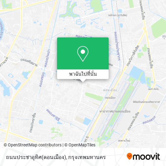 ถนนประชาอุทิศ(ดอนเมือง) แผนที่