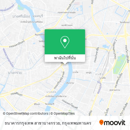 ธนาคารกรุงเทพ สาขาบางกรวย แผนที่