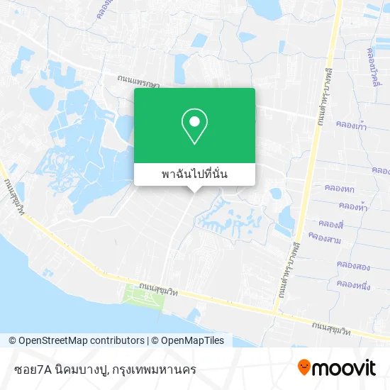 ซอย7A นิคมบางปู แผนที่