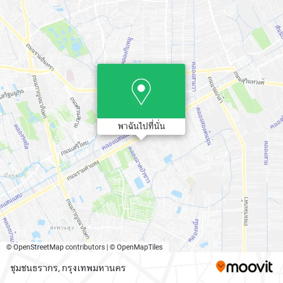 ชุมชนธรากร แผนที่